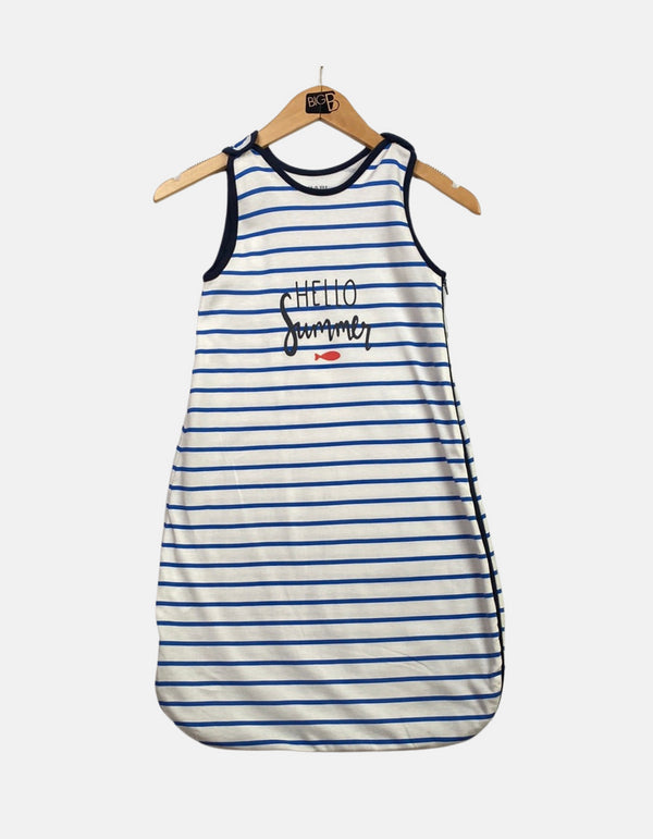 Baby Striped "Hello Summer" Sleep Sack